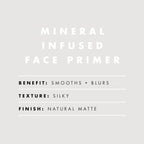 Mineral Infused Face Primer, Primer for a Smooth Foundation Base, Fills in Fine Lines & Refines Complexion, Vegan & Cruelty-Free, Large