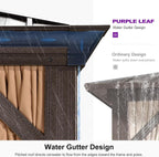 Transform your outdoor space with the  10' x 12' Hardtop Gazebo! ☀️ Perfect for your patio or backyard, this heavy-duty sunshade features netting and curtains for ultimate comfort. 🏡✨ #OutdoorLiving #GazeboGoals