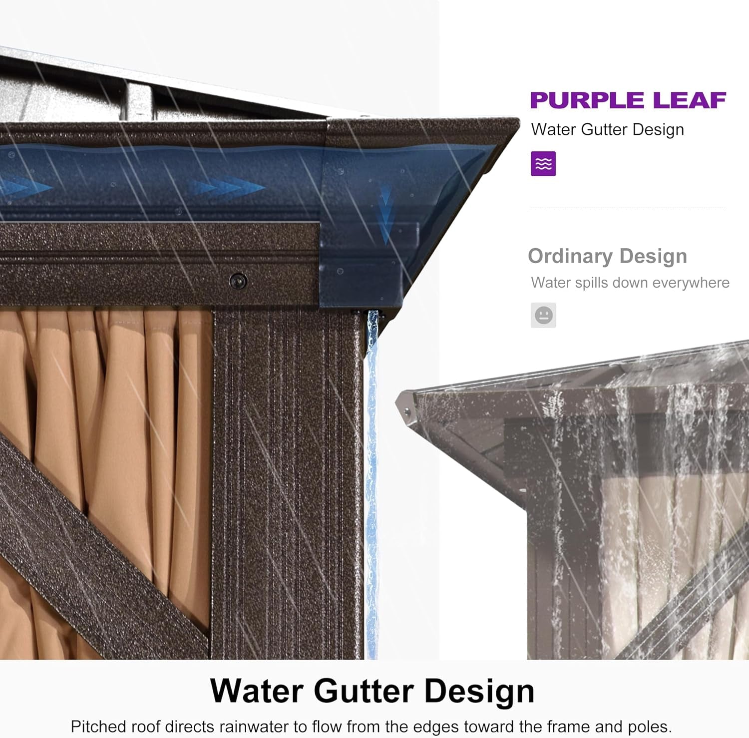 Transform your outdoor space with the  10' x 12' Hardtop Gazebo! ☀️ Perfect for your patio or backyard, this heavy-duty sunshade features netting and curtains for ultimate comfort. 🏡✨ #OutdoorLiving #GazeboGoals