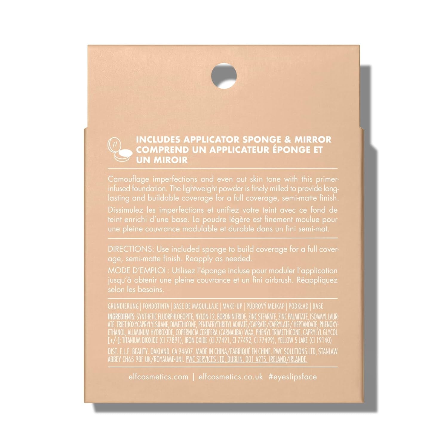 Camo Powder Foundation, Lightweight, Primer-Infused Buildable & Long-Lasting Medium-To-Full Coverage Foundation, Light 210 N