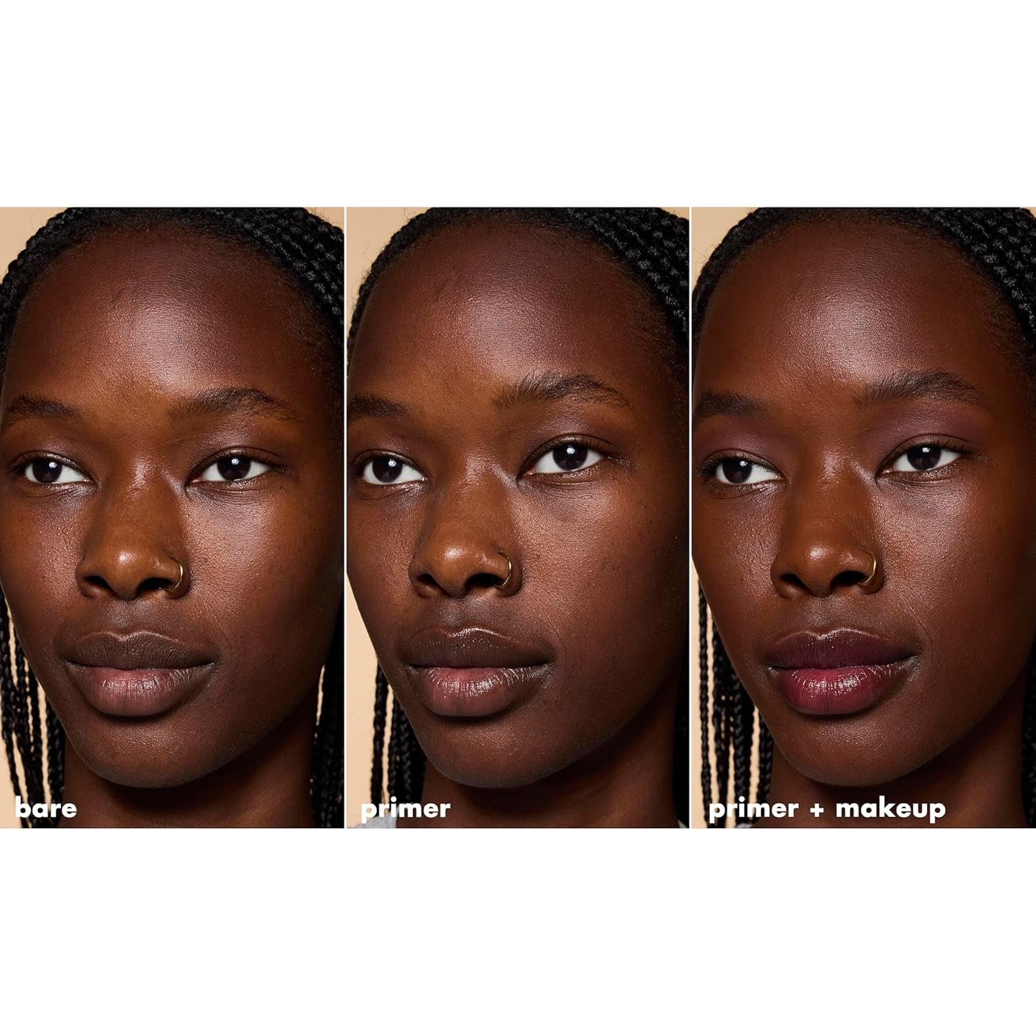 Brightening Lavender Face Primer, Face Makeup Primer for Neutralizing Uneven Skin Tones & Brightening Complexion, Vegan & Cruelty-Free