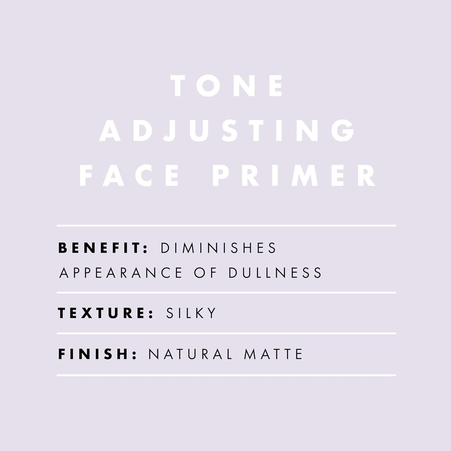 Brightening Lavender Face Primer, Face Makeup Primer for Neutralizing Uneven Skin Tones & Brightening Complexion, Vegan & Cruelty-Free