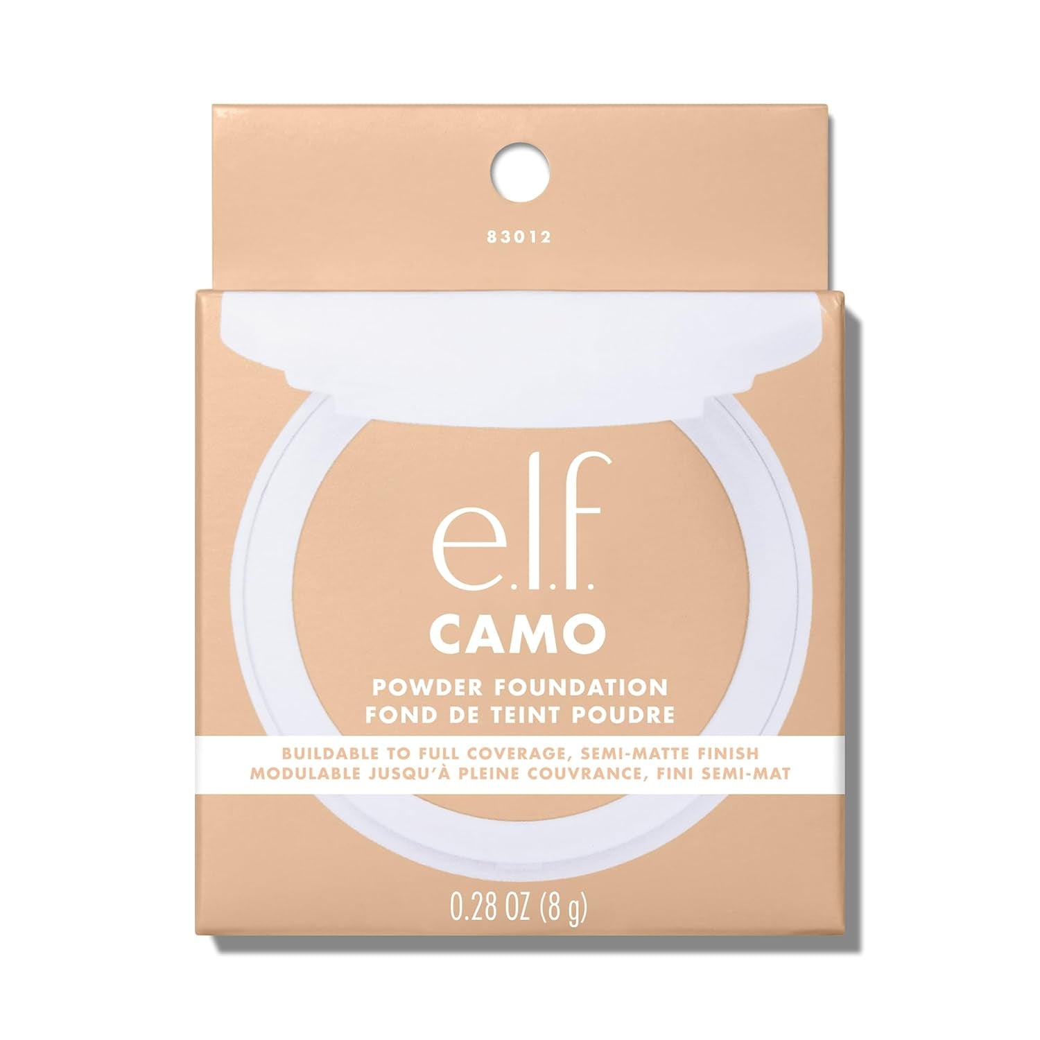 Camo Powder Foundation, Lightweight, Primer-Infused Buildable & Long-Lasting Medium-To-Full Coverage Foundation, Light 210 N