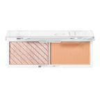 Cosmetics Bite-Size Face Duo, Highlighter, Bronzer & Blush Palette, Highly Pigmented, Cantaloupe, 0.049 Oz (1.4G), 0.049 Ounces
