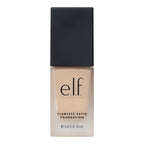 Flawless Satin Foundation, Lightweight & Medium Coverage, Semi-Matte Finish, Vegan & Cruelty-Free, Beige, 0.68 Fl Oz (20Ml)