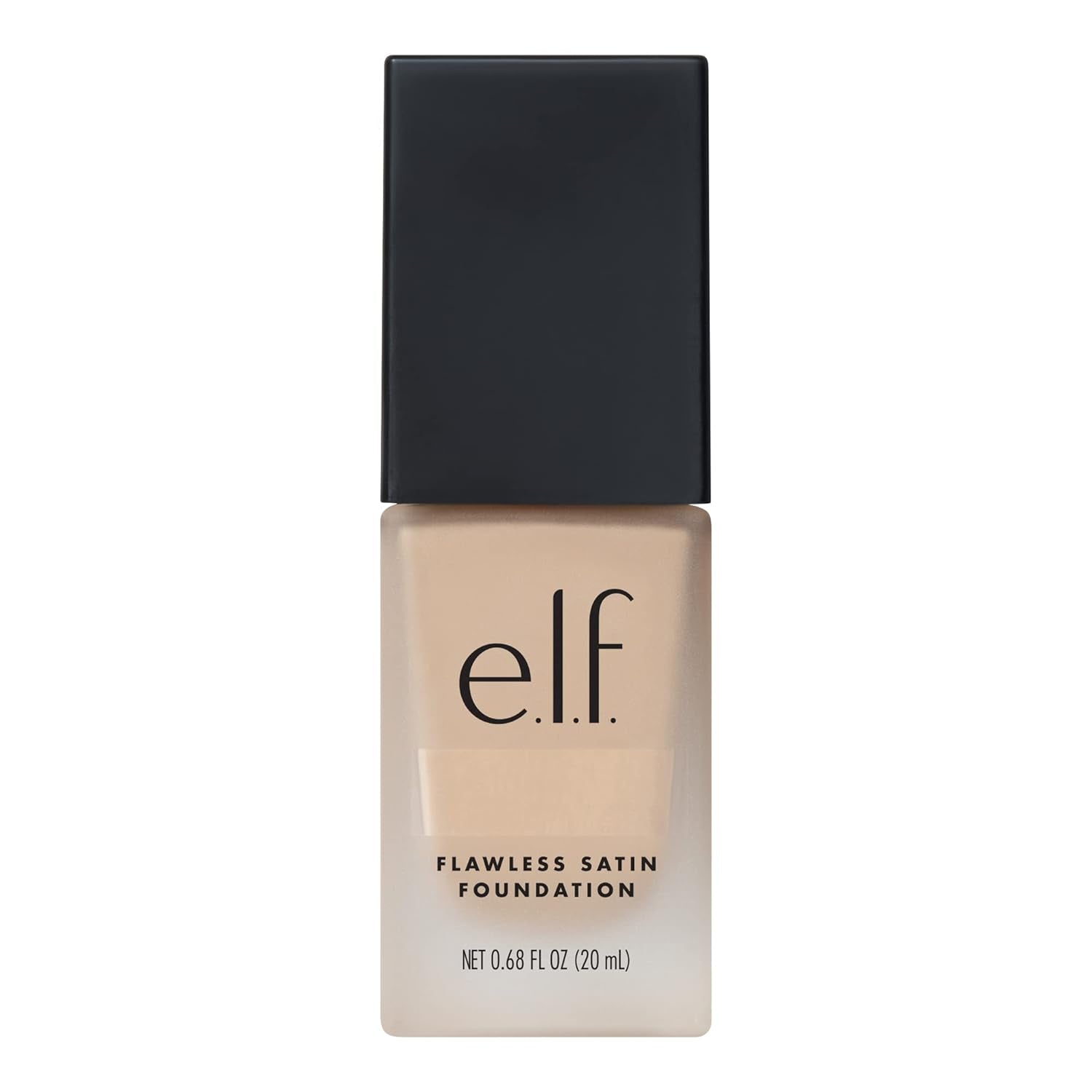 Flawless Satin Foundation, Lightweight & Medium Coverage, Semi-Matte Finish, Vegan & Cruelty-Free, Beige, 0.68 Fl Oz (20Ml)