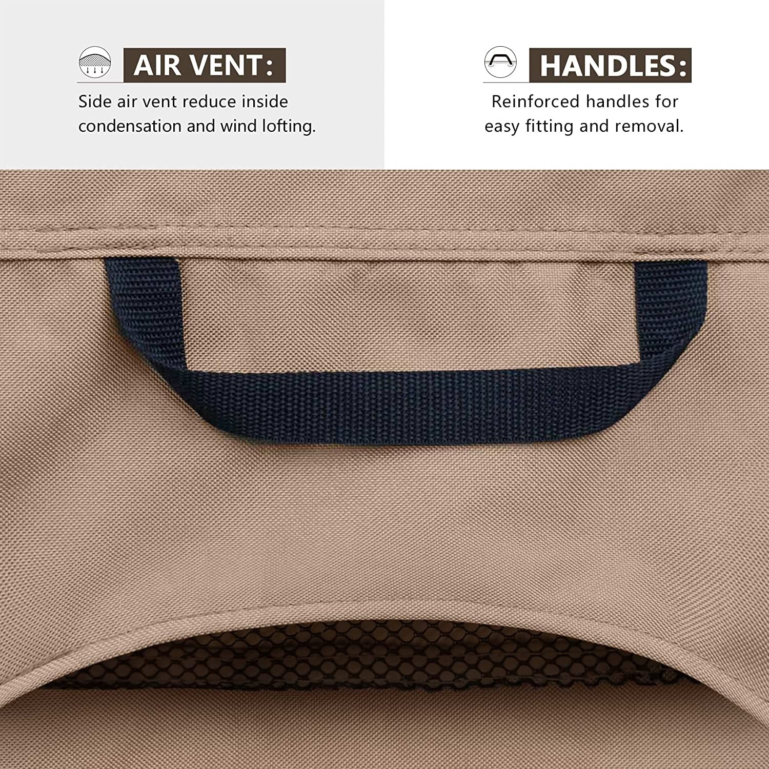 Waterproof Patio Adirondack Chair Cover 4 Pack for Outdoor Chair Size Upto 28W X 31D X 36H Inch