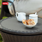 Chill in Style! 🍹✨  Pacific Cool Bar - Your Perfect Outdoor Patio & Hot Tub Side Table with 7.5 Gallon Cooler! #OutdoorLiving #CoolBar