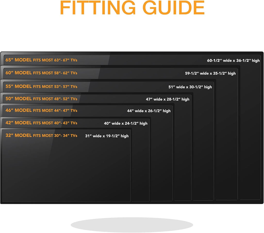 Protect Your Outdoor TV in Style! 🌧️📺 Slim Fit Cover for 58" to 62" Screens - Weatherproof & Dust Resistant - Grab Yours in Gray!