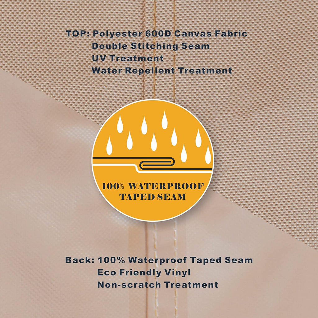 Waterproof Patio Adirondack Chair Cover 4 Pack for Outdoor Chair Size Upto 28W X 31D X 36H Inch