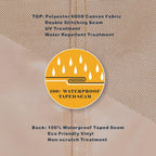 Waterproof Patio Adirondack Chair Cover 4 Pack for Outdoor Chair Size Upto 28W X 31D X 36H Inch