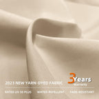 Stay cool in style with the  12ft Deluxe Patio Umbrella! Perfect for your garden or outdoor space, this chic beige offset umbrella is a must-have for sunny days! ☂️🌞 #OutdoorLiving #PatioGoals