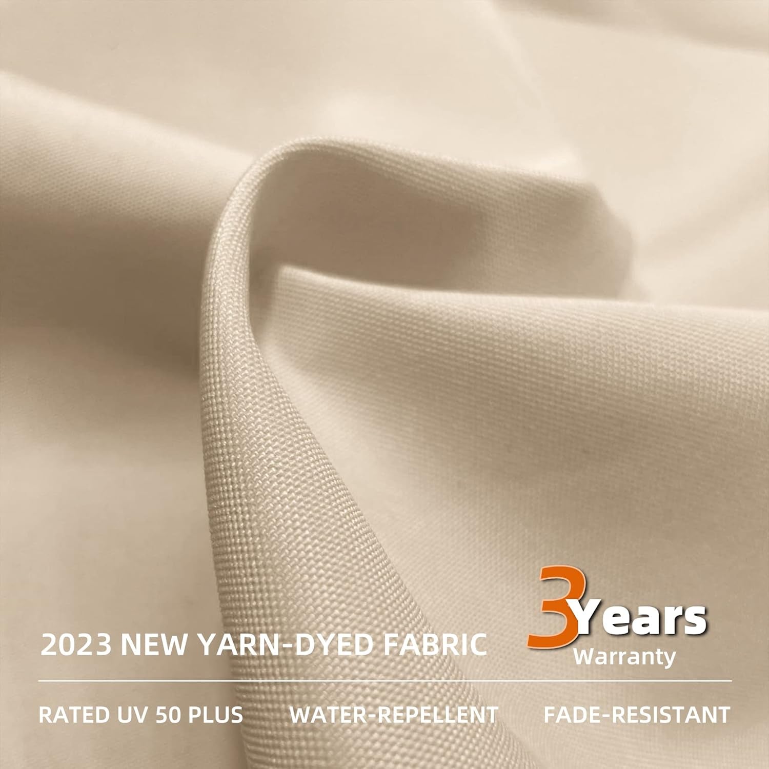 Stay cool in style with the  12ft Deluxe Patio Umbrella! Perfect for your garden or outdoor space, this chic beige offset umbrella is a must-have for sunny days! ☂️🌞 #OutdoorLiving #PatioGoals