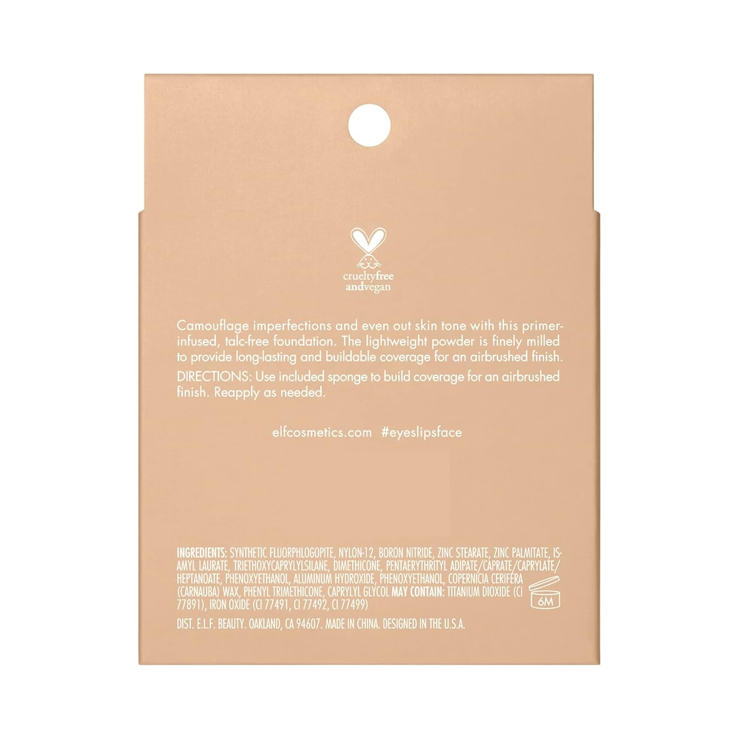 Camo Powder Foundation, Lightweight, Primer-Infused Buildable & Long-Lasting Medium-To-Full Coverage Foundation, Light 210 N