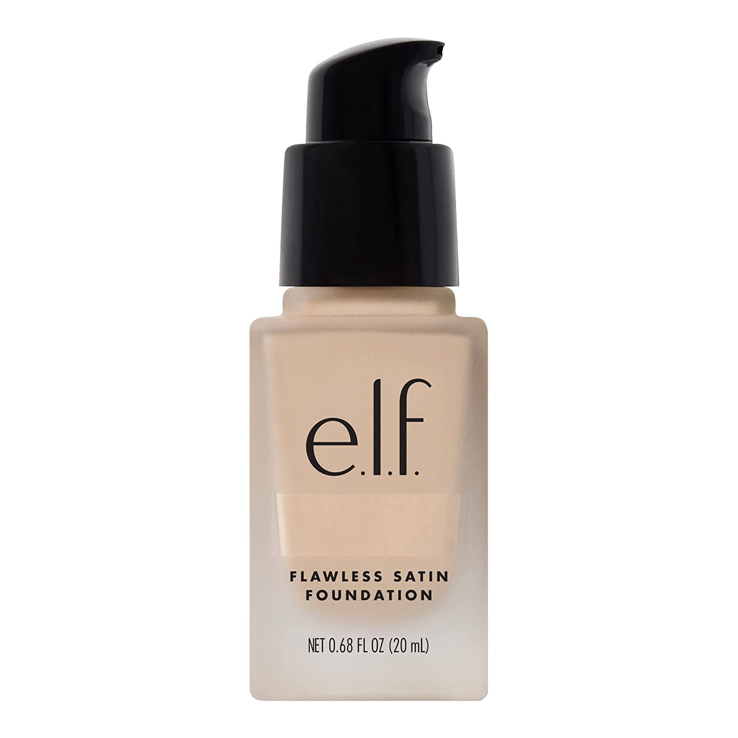 Flawless Satin Foundation, Lightweight & Medium Coverage, Semi-Matte Finish, Vegan & Cruelty-Free, Beige, 0.68 Fl Oz (20Ml)