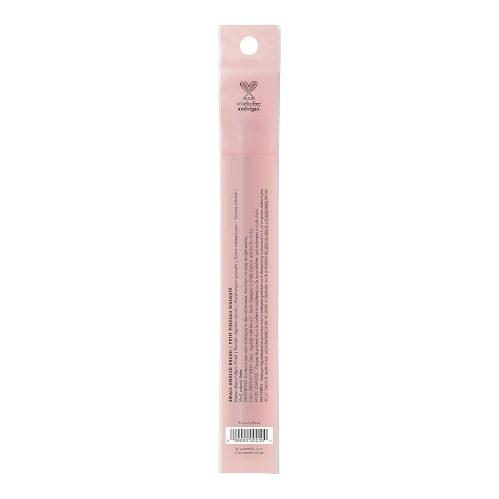 Small Angled Brush, Creates Even, Thin & Straight Lines, Great for Applying Lip Color, Eyebrow Color & Eyeliner, Vegan & Cruelty-Free